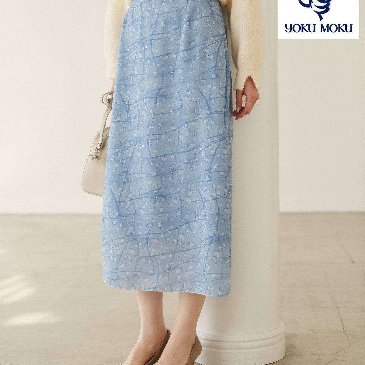 [�}���C]�yYOKU MOKU/���b�N���b�N×ROPE' PICNIC�z�i���[�X�J�[�g/���y�s�N�j�b�N�iROPE' PICNIC�j �u���[�n(45)