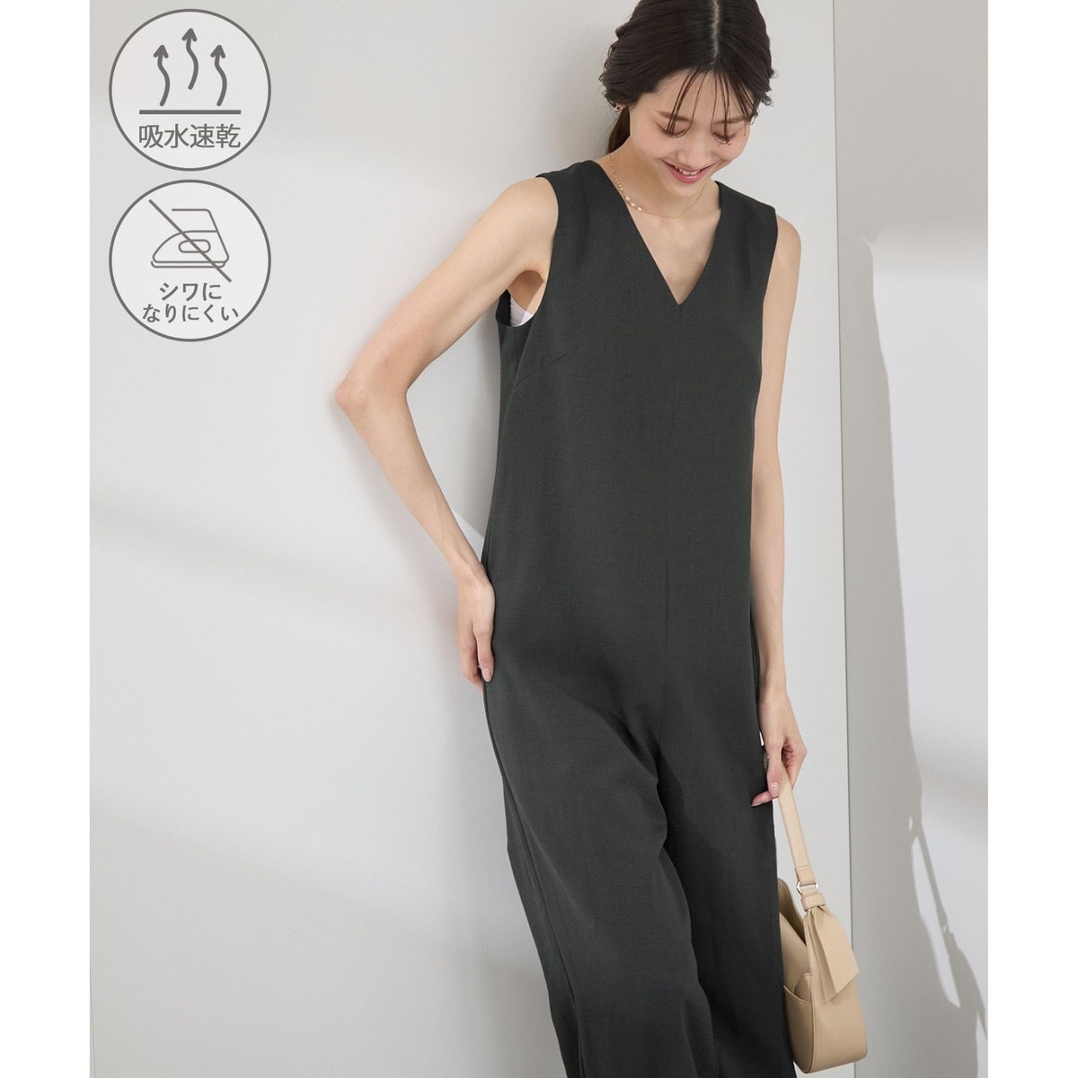 Rene オールインワン　36 エンフォルド オールインワン ナチュラル 20ss レディース SIZE