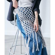 かぎ針巻きスカート