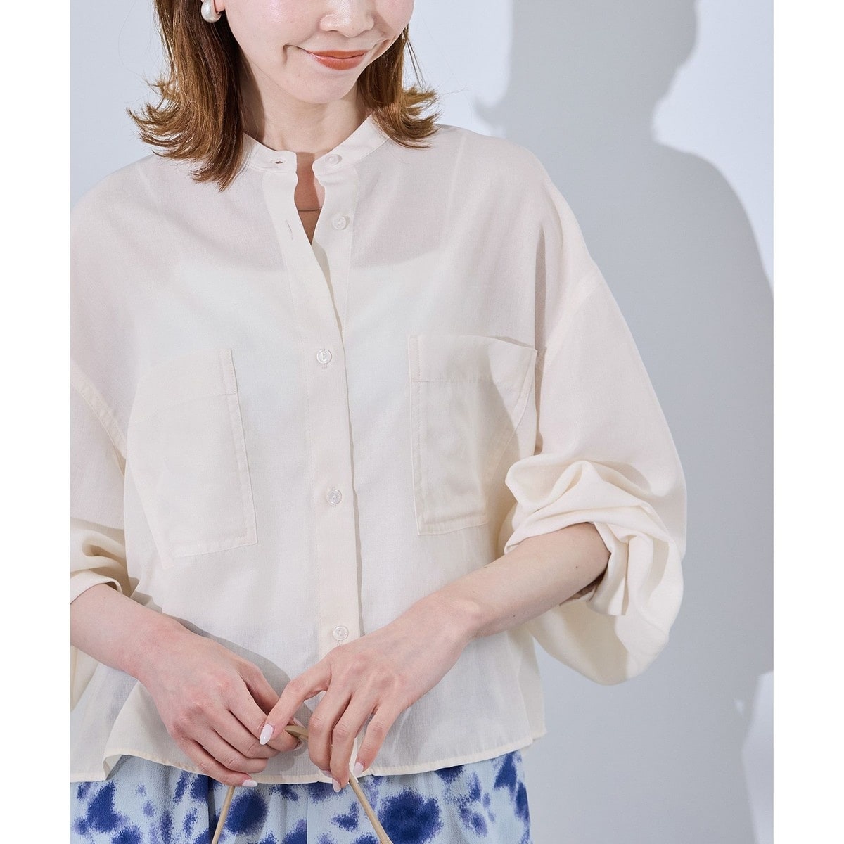 WEB限定】【emur/エミュール】シャーリングシャツ | ロペ