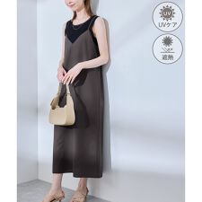 【UVケア・遮熱】Comfort Seriesコンフォートシリーズ/Vネックキャミワンピース