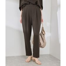 【イージーケア】ジョーゼットスラックスパンツ/セットアップ対応