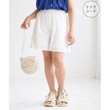 【KIDS/キッズ】3Dレースショートパンツ/リンクコーデ