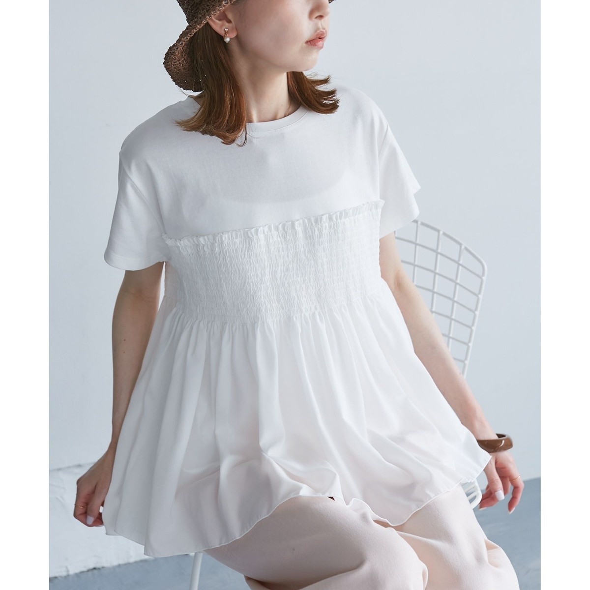 ファッション通販 ファッション ロペピクニック シャーリングドビー