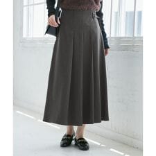 ロペピクニック(ROPE' PICNIC)のレディハンサムシリーズ ウールライクタックキルトスカート/セットアップ対応