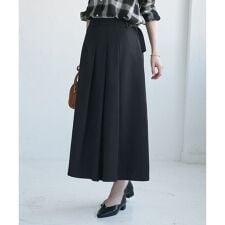 ロペピクニック(ROPE' PICNIC)のレディハンサムシリーズ ウールライクタックキルトスカート/セットアップ対応