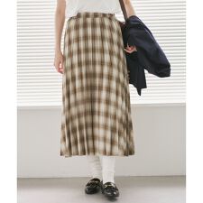チェック柄プリーツスカート