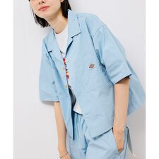 【Dickies】コットンダンプクロップドシャツ