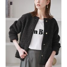 ロペピクニック(ROPE' PICNIC)のループ編みニットカーディガン