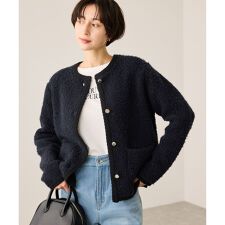 ロペピクニック(ROPE' PICNIC)のループ編みニットカーディガン