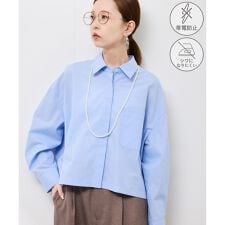ロペピクニック(ROPE' PICNIC)のベーシッククロップドシャツ/イージーケア