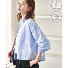 ロペピクニック(ROPE' PICNIC)のベーシッククロップドシャツ/イージーケア