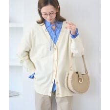 Vネックフォルムカーディガン