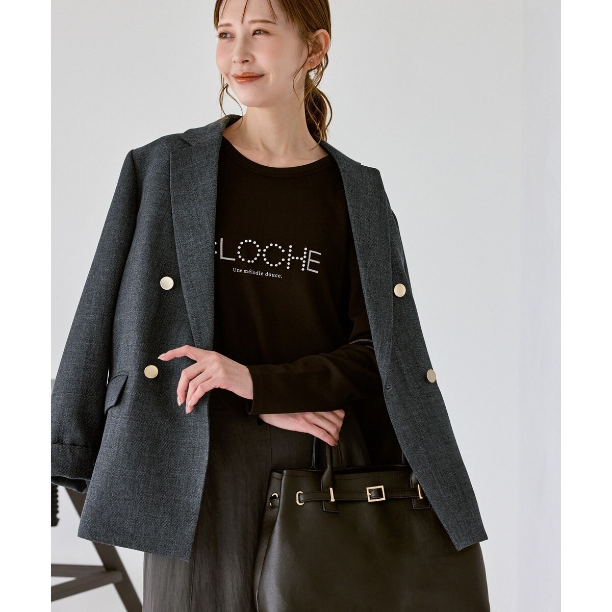 スリートーンツイードジャケット/セットアップ対応 | ロペピクニック