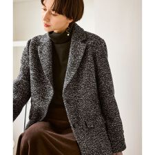 ロペピクニック(ROPE' PICNIC)のネップツイードテーラードジャコット