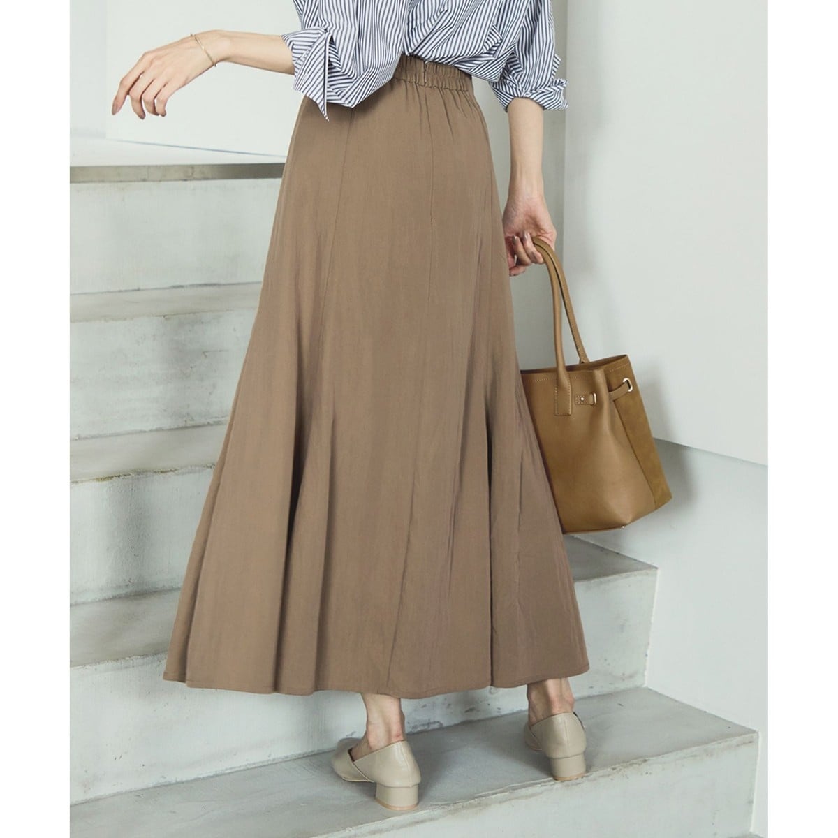 【SLOBE IENA】フィブリルマーメイドフレアスカート 40 SLOBE IENA｜《3サイズ展開/WEB限定/追加4》フィブリル