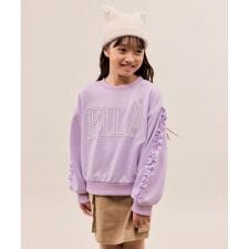 【KIDS/キッズ】【FILA/フィラ別注】袖フリル裏毛プルオーバー