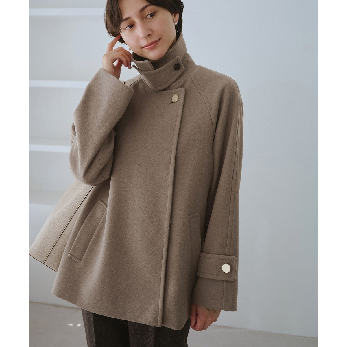 リブネックモンスターコート | ロデオクラウンズ ワイドボウル