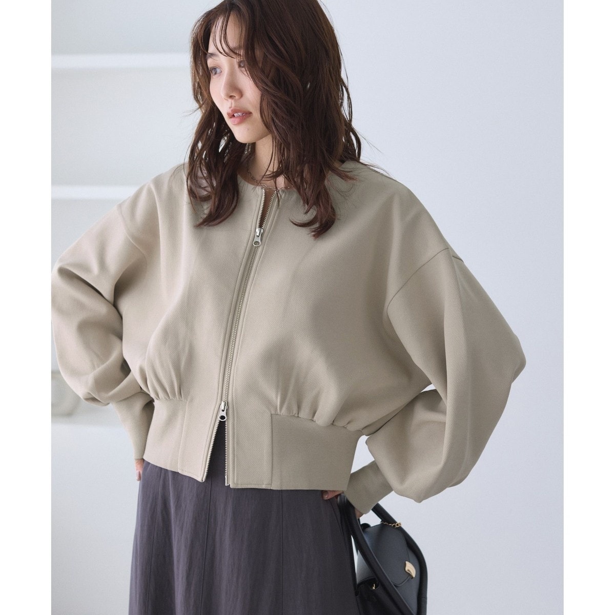 ■新品■Comme ca Mature（コムサマチュア）裏毛スナップカーディガン □新品□Comme ca Mature（コムサマチュア）裏毛スナップ