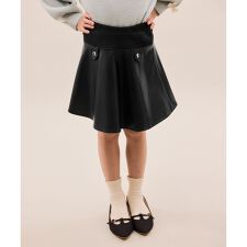 ロペピクニックキッズ(ROPE' PICNIC KIDS)の【KIDS/キッズ】合皮フレアスカート