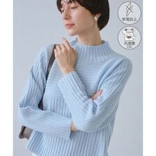 ロペピクニック(ROPE' PICNIC)のもちもちリブ切り替えニットプルオーバー/イージーケア・リンクコーデ