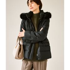 ロペピクニック(ROPE' PICNIC)の【GREEN DOWN/グリーンダウン】ファー付きダウンミドル丈コート/リンクコーデ