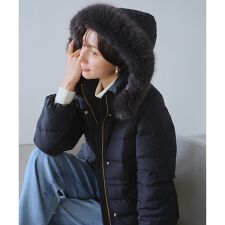 ロペピクニック(ROPE' PICNIC)の【GREEN DOWN/グリーンダウン】ファー付きダウンミドル丈コート/リンクコーデ