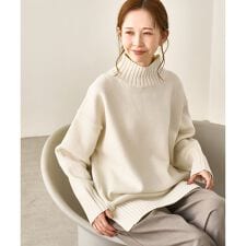 ロペピクニック(ROPE' PICNIC)の【WEB限定】サイドスリットニットプルオーバー/イージーケア