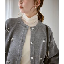 ロペピクニック(ROPE' PICNIC)のビジューニットカーディガン