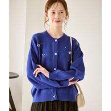 ロペピクニック(ROPE' PICNIC)のビジューニットカーディガン