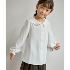 【KIDS/キッズ】丸衿ブラウス/セレモニー対応