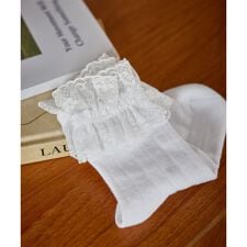 【KIDS/キッズ】レースショートソックス