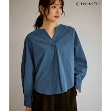 ロペピクニック(ROPE' PICNIC)の【emur/エミュール】ストレッチ起毛あわせネックブラウス