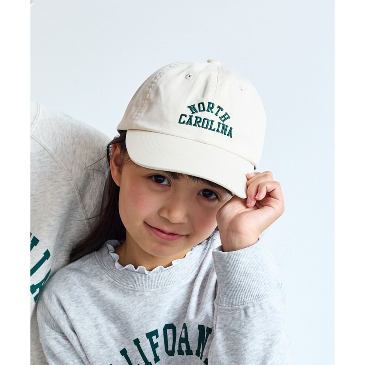 【KIDS/キッズ】【Champion/チャンピオン別注】college logo cap/リンクコ