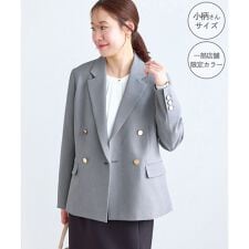 【低身長・小柄さんサイズ】クリアツイル金ボタンジャケット/セレモニー・セットアップ対応