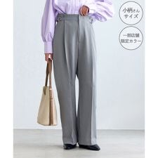 【低身長・小柄さんサイズ】クリアツイルワイドパンツ/入卒式・セレモニー・セットアップ対応