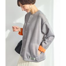 【DISCUS ATHLETIC/ディスカスアスレチック】裏シャギーボンディングノーカラージャケット