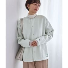 【DISCUS ATHLETIC/ディスカスアスレチック】裏シャギーボンディングノーカラージャケット