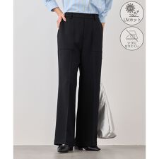 ベイカーワイドパンツ/UVカット・防シワ