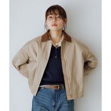 配色フィールドジャケットブルゾン