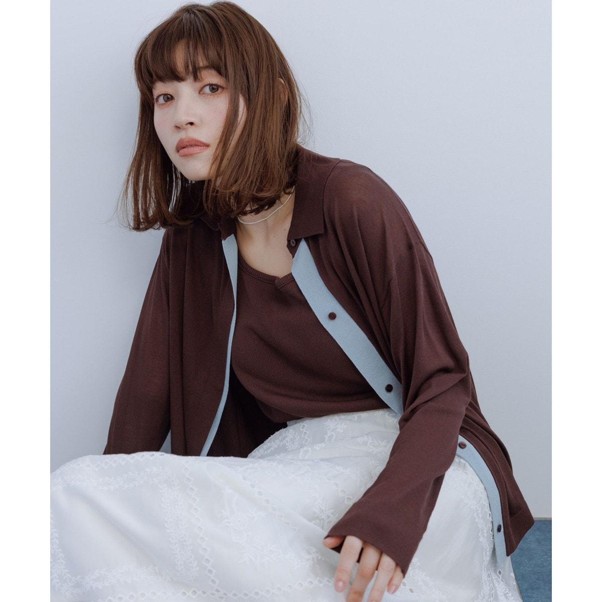 ニットコンビカシュクールトップス | ロペピクニック(ROPE' PICNIC