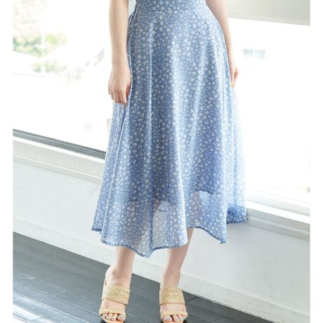 ランダムヘム花柄ロングスカート ロペピクニック Rope Picnic Gdc ファッション通販 マルイウェブチャネル