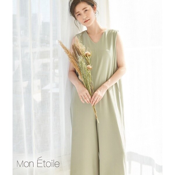 【Mon E’toile】【結婚式にも】【2WAY】レースガウンサロペット 一部店舗限定】【Mon E'toile】【結婚式にも】【2WAY】レース