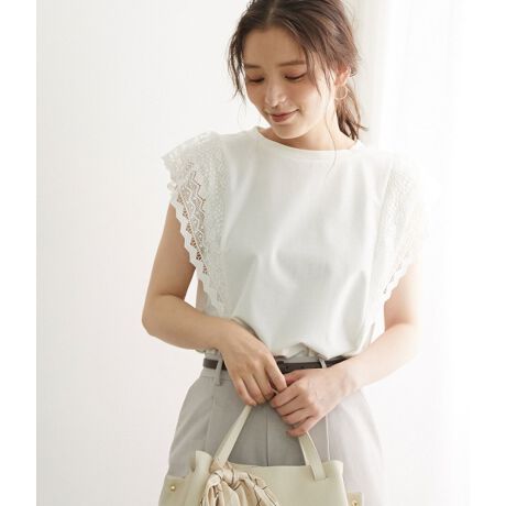袖レースプルオーバー ロペピクニック Rope Picnic Gdm ファッション通販 マルイウェブチャネル