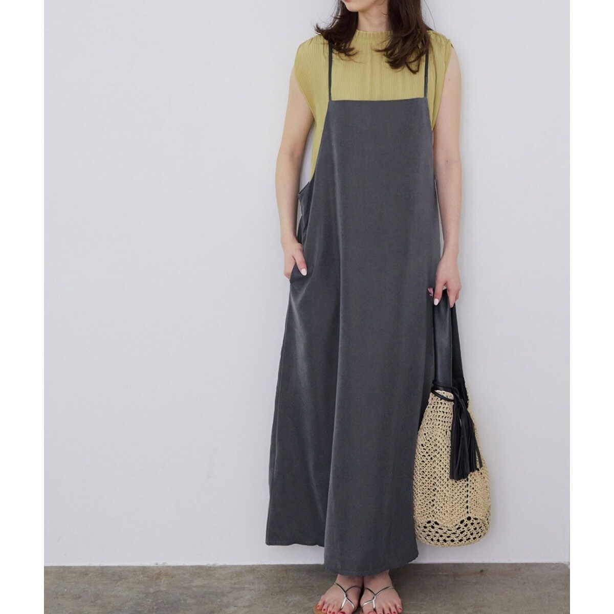 Web限定カラー ピンク 微起毛エプロンキャミワンピース ロペピクニック Rope Picnic Gde500 ファッション通販 マルイウェブチャネル