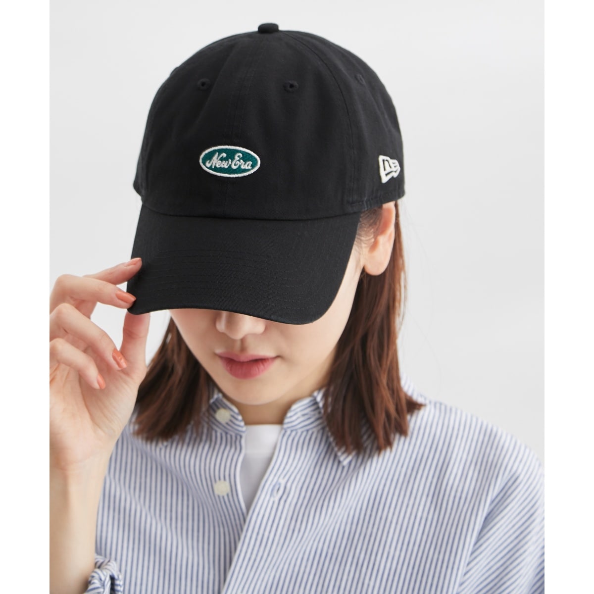 NEW ERA(R) ニューエラ別注】【WEB限定カラー:ブルー】Oval logo Cap