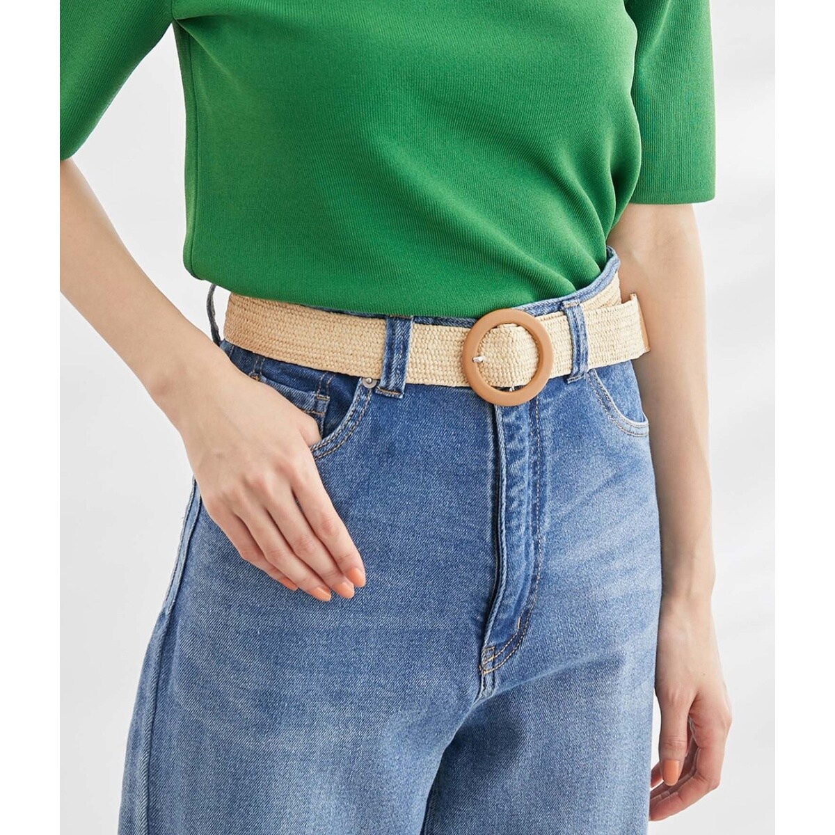 シンゾーン  レザー　ガチャベルト Shinzone（シンゾーン）】SLENDER LEATHER BELT ベルト