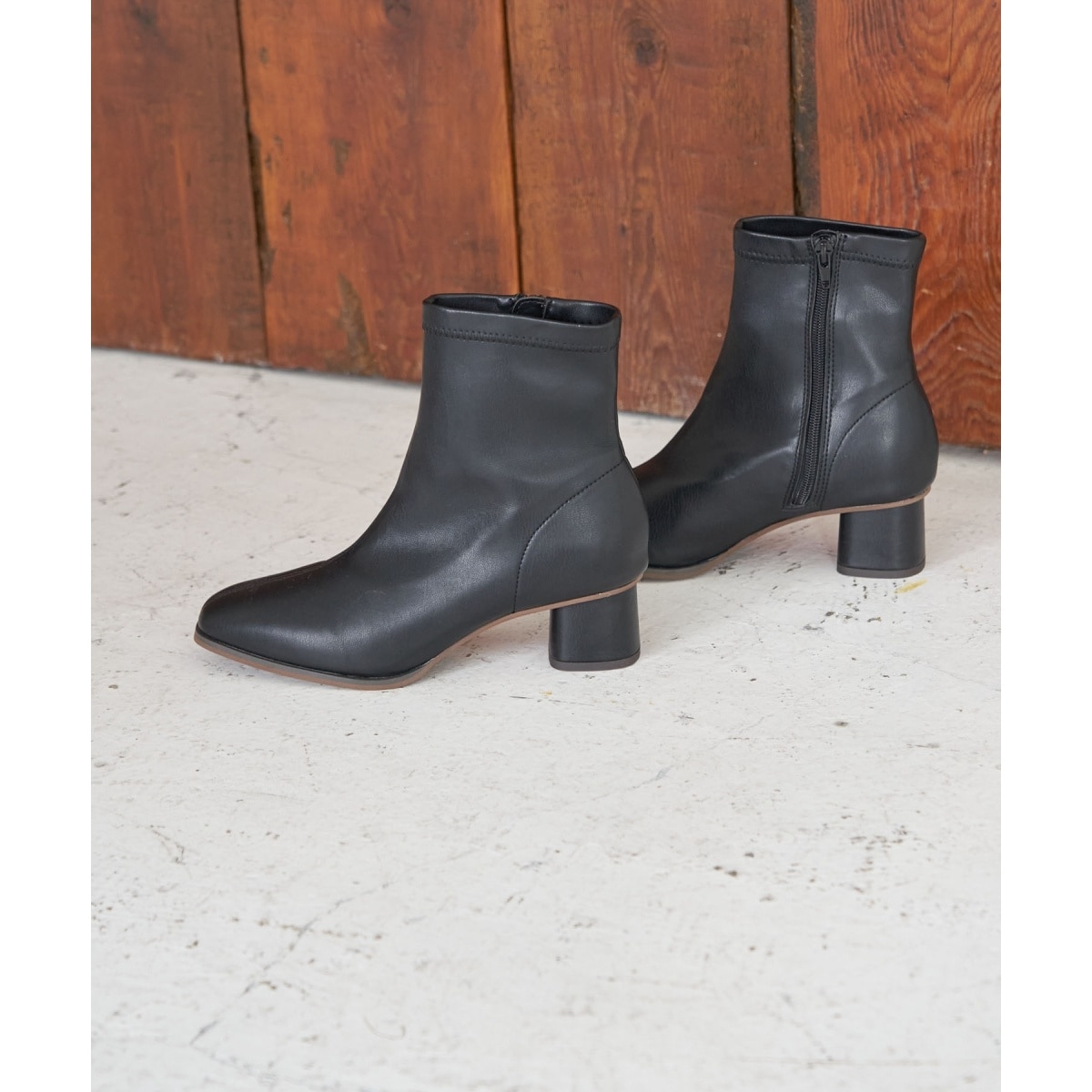 ALLBLACKキャタピラーソールレースアップブーツ キャタピラーソールレースアップブーツ ALL BLACK│Jeffrey
