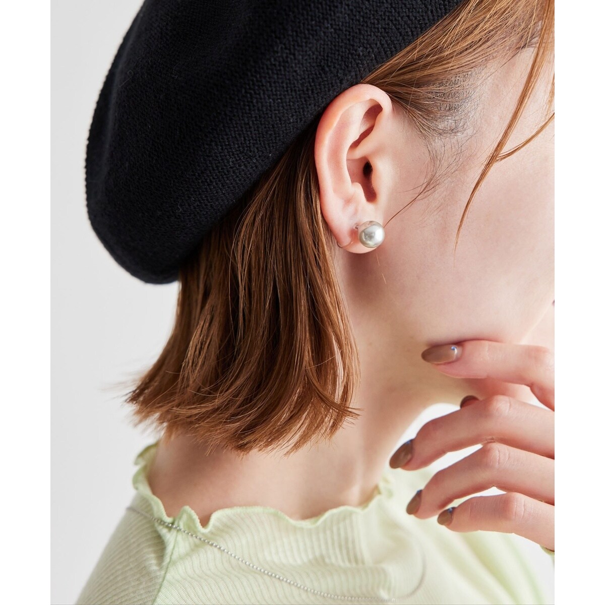 ビッグパールノンホールピアス | ロペピクニックパサージュ(ROPE