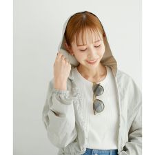 撥水加工・UVカット/ドロストシャーリングボレロ